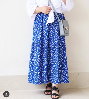 دامن گلدار زنانه