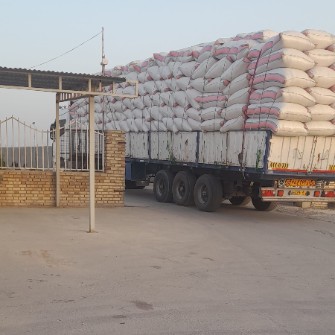 کاه گونی پر شده و پرس کاه گندم و کاه پرس گونی ۳۰ کیلویی