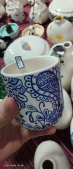 انواع لیوان و سینی گلدان سرامیکی