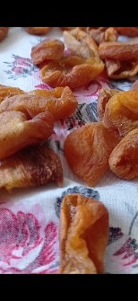 قیسی یا برگه زردآلو شکرپاره محلی بدون تیزابی