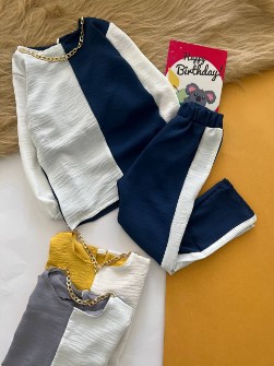 بلوز شلوار ابرو بادی بچگانه